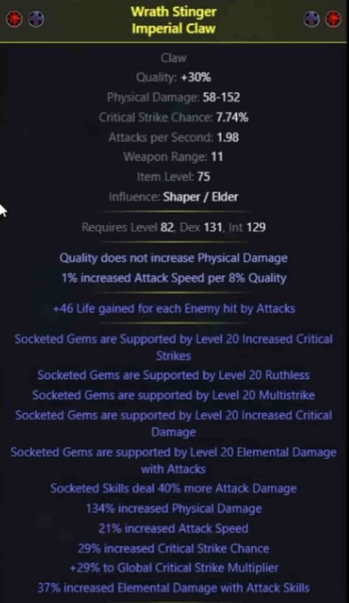 PoE Items 3.18 Sentinel League Top 5 Mirrored Items